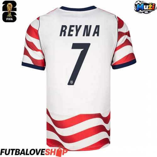 Dres Spojené štáty Giovanni Reyna #7 Domáci MS 2026 Krátky Rukáv